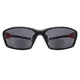 Rectangle Black/Red Sunglasses