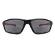 Rectangle Black/Red Sunglasses