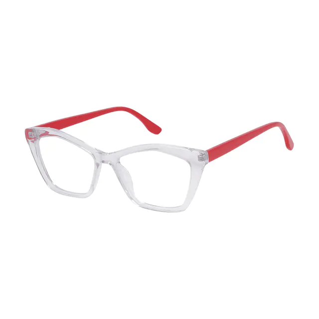 Cat-eye Clear Eyeglasses