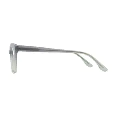 Cat-eye Transparent Gray Eyeglasses