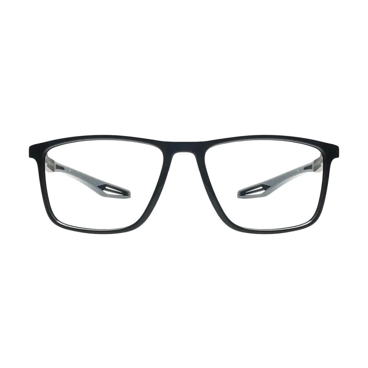 Rectangle Black/Gray Sport Eyeglasses