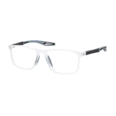 Rectangle Clear/Gray Sport Eyeglasses