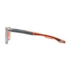 Rectangle Gray/Orange Sport Eyeglasses