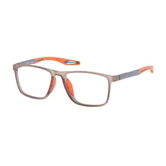 Rectangle Gray/Orange Sport Eyeglasses