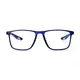 Rectangle Black/Blue Sport Eyeglasses