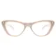 Cat-eye Transparent Pink Eyeglasses