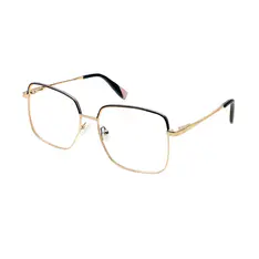 Square Black/Gold Eyeglasses
