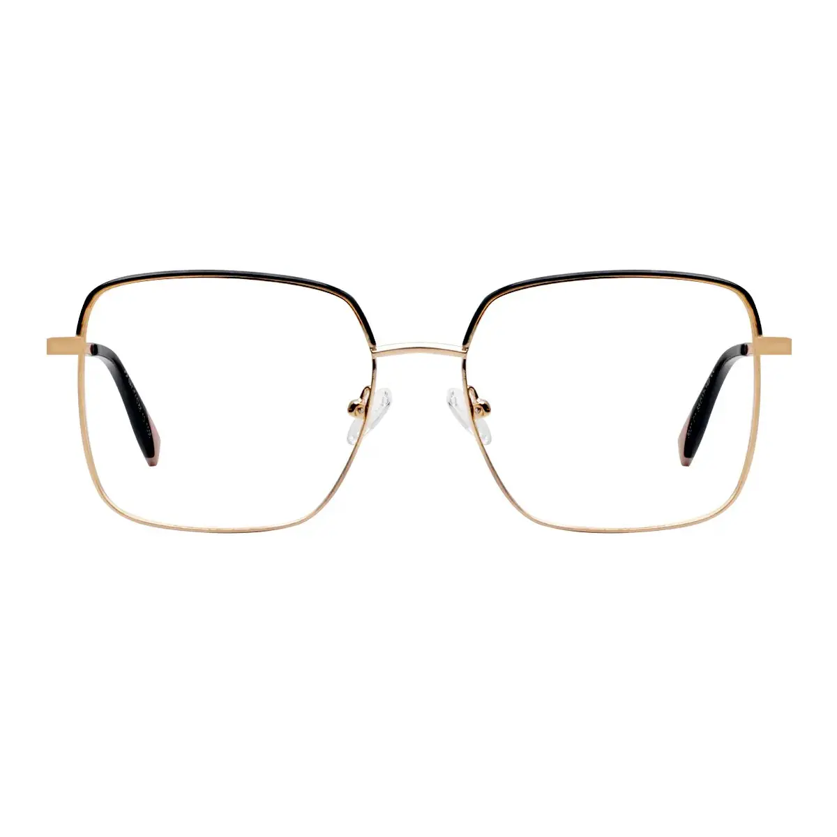 Square Black/Gold Eyeglasses