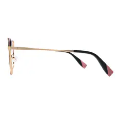 Square Black/Gold Eyeglasses