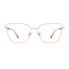 Rectangle Rose Gold Eyeglasses