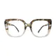 Square Tortoiseshell/Clear Eyeglasses