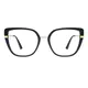 Square Black Eyeglasses