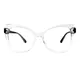 Cat-eye Clear Eyeglasses