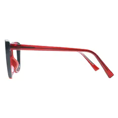 Cat-eye Black/Red Eyeglasses