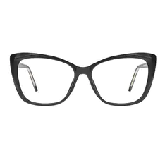 Cat-eye Black Eyeglasses