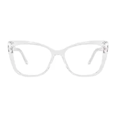 Cat-eye Clear Eyeglasses
