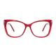 Cat-eye Red Eyeglasses