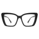 Cat-eye Black Eyeglasses
