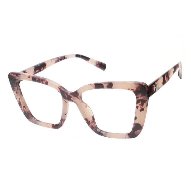 Cat-eye Ruby Tortoiseshell Eyeglasses