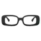 Rectangle Black Eyeglasses