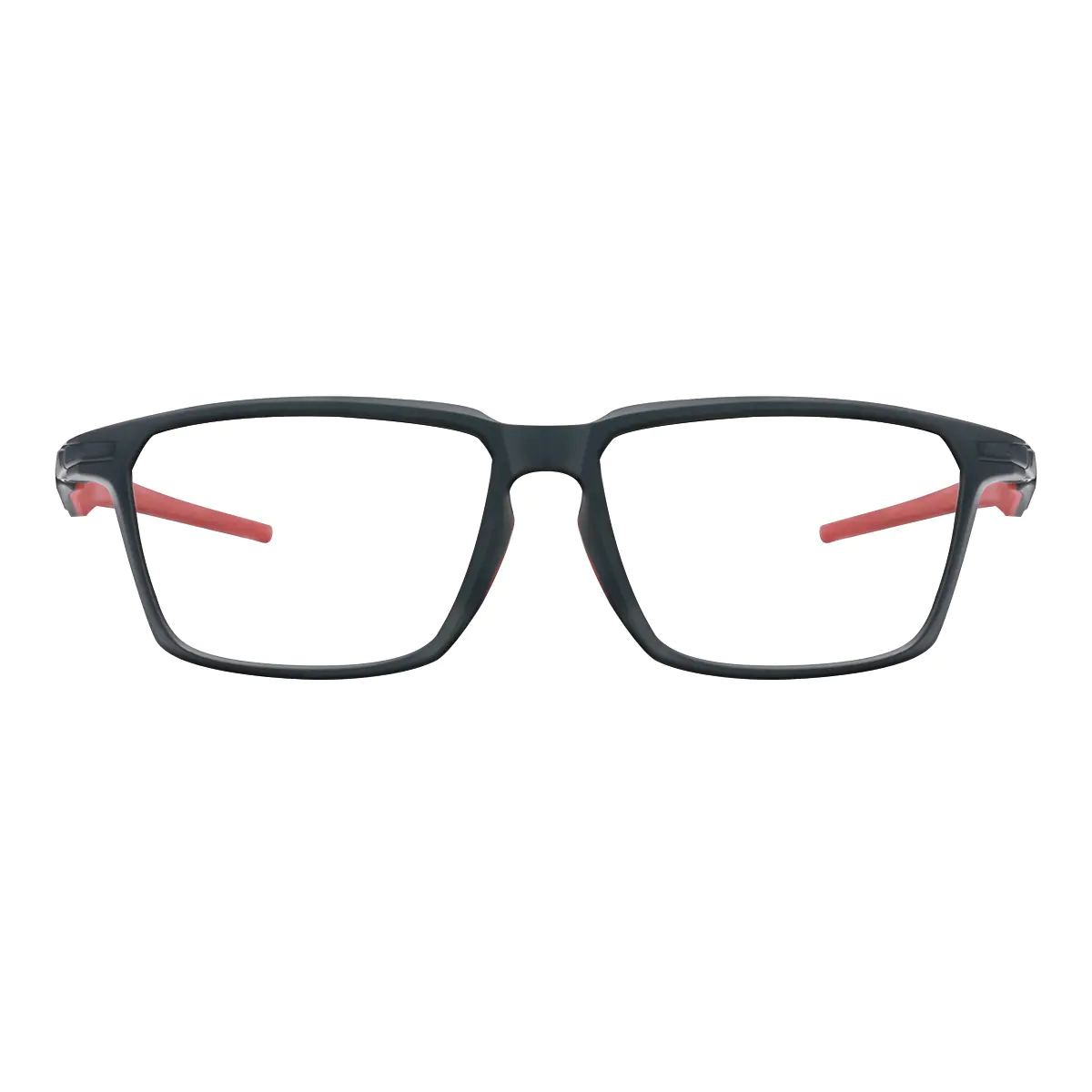 Rectangle Red Sport Eyeglasses