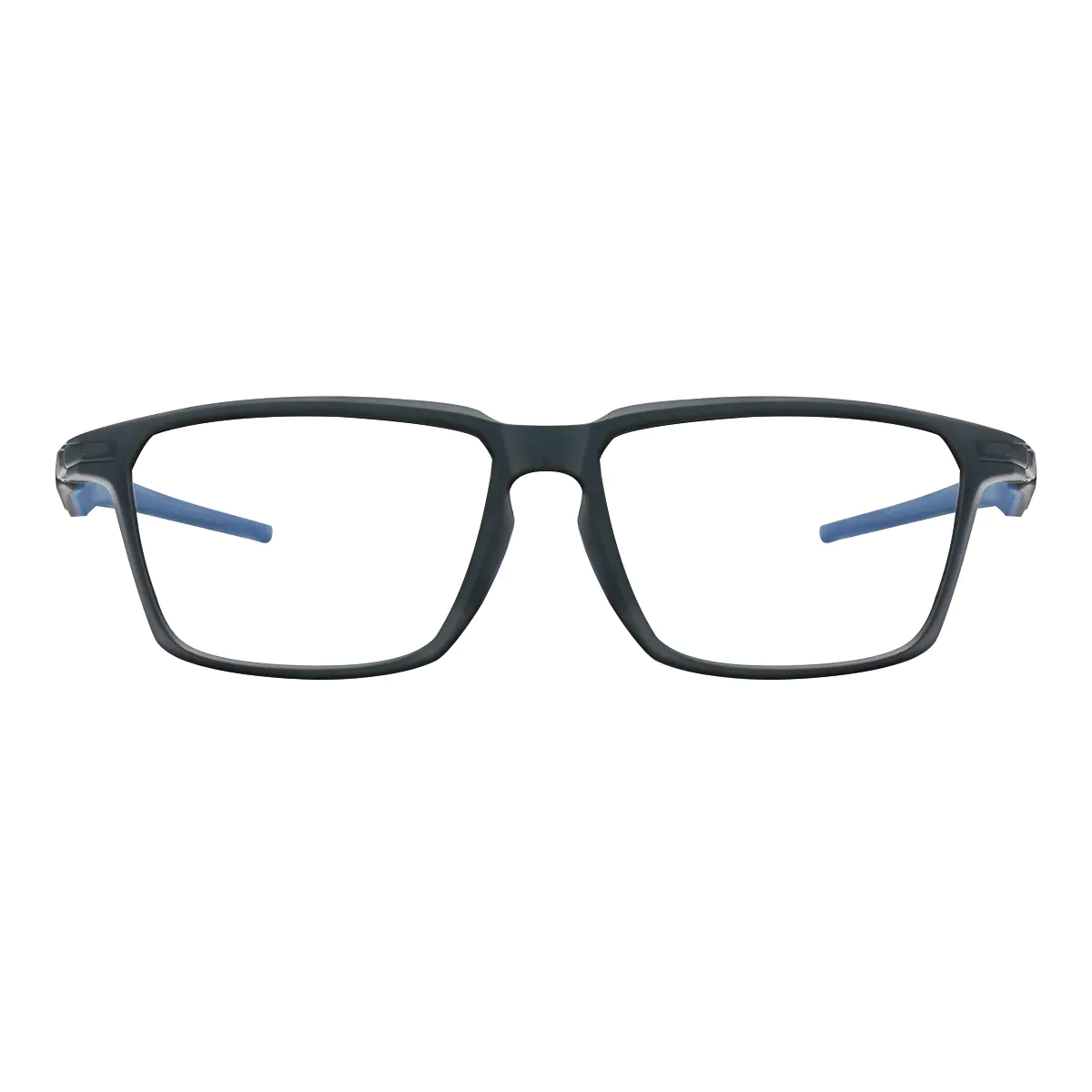 Rectangle Blue Sport Eyeglasses