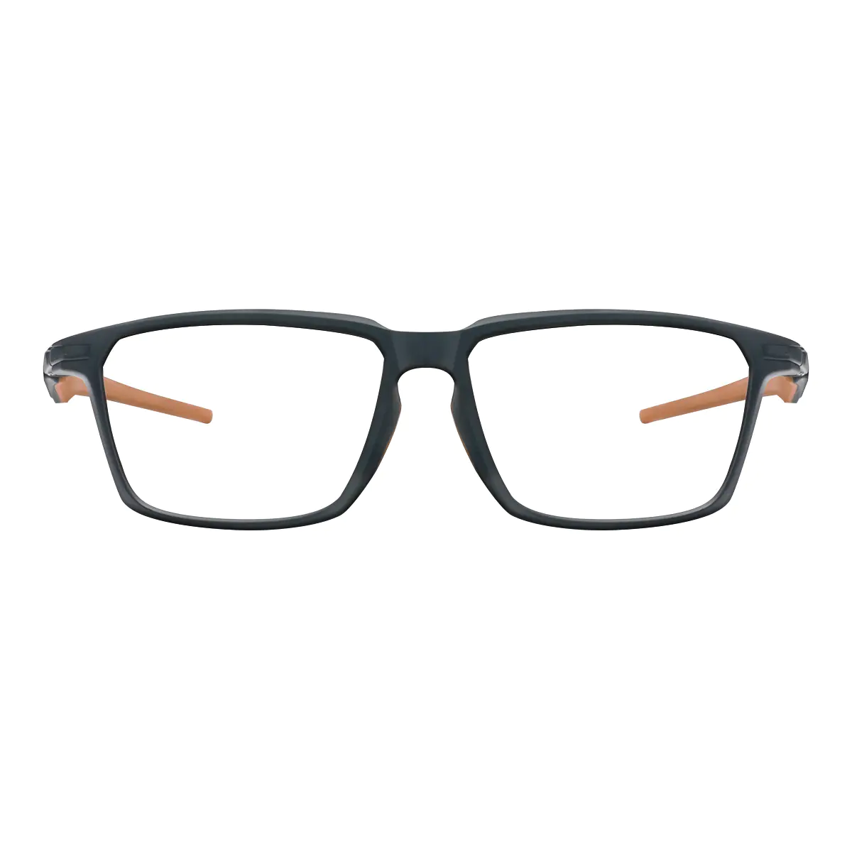 Rectangle Orange Eyeglasses