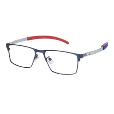 Browline Matte Blue Eyeglasses
