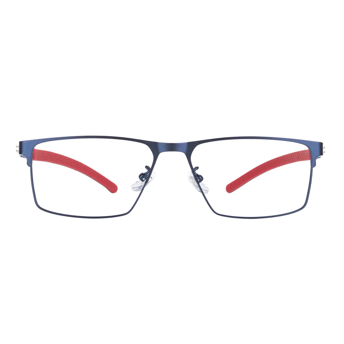 Browline Matte Blue Eyeglasses