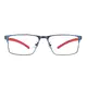 Browline Matte Blue Eyeglasses