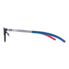 Browline Matte Blue Eyeglasses