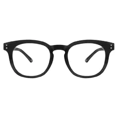 Oval Black Eyeglasses
