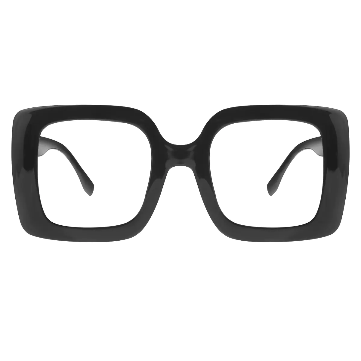 Square Black Eyeglasses