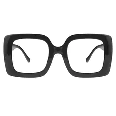 Square Black Eyeglasses