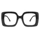 Square Black Eyeglasses