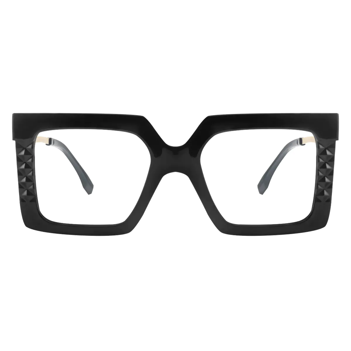Square Black Eyeglasses