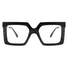 Square Black Eyeglasses