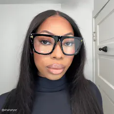 Square Black Eyeglasses