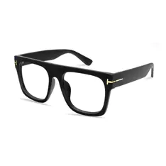 Square Black Eyeglasses
