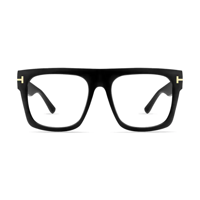 Square Black Eyeglasses