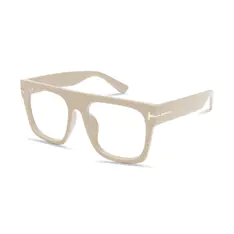 Square Cream Eyeglasses