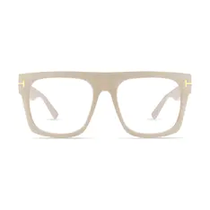 Square Cream Eyeglasses
