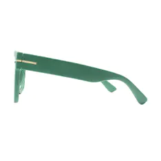 Square Dark Green Eyeglasses