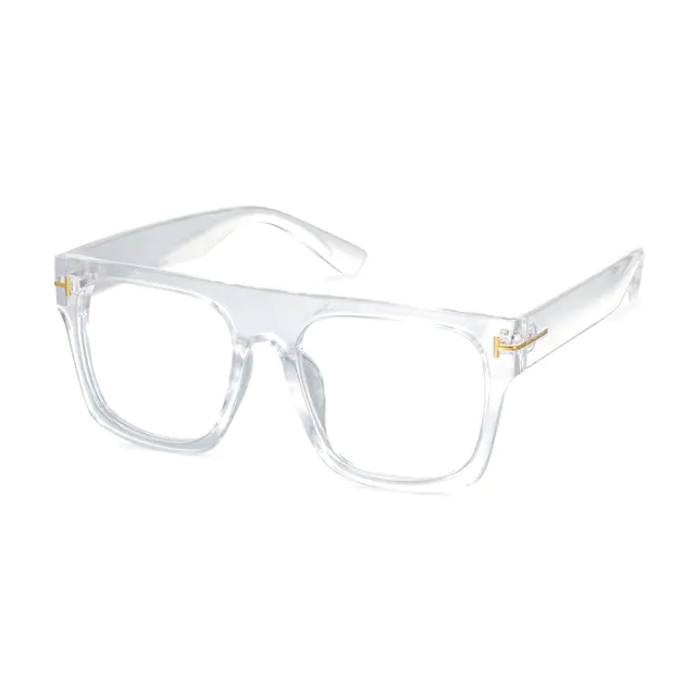 Square Clear Eyeglasses
