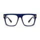 Square Navy Blue Eyeglasses