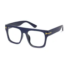 Square Navy Blue Eyeglasses