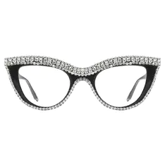 Cat-eye Black Eyeglasses