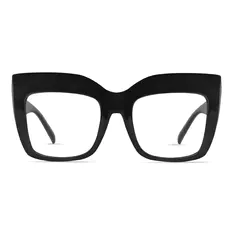 Square Black Eyeglasses