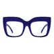 Square Blue Eyeglasses