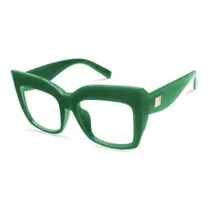 Square Green Eyeglasses